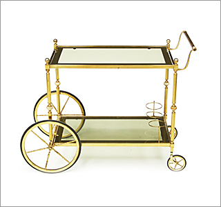 1960's Brass Cart - Click For More Information