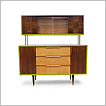 1950's Italian Lacquered Cabinet - Click for more information