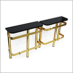 1970's Italian Console Tables - Click for more information