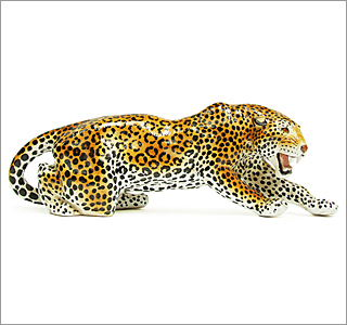1950's Ceramic Leopard - Click For More Information