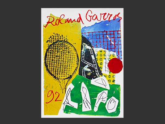 fearsandkahn - Vintage poster - Roland Garros Tennis 1992